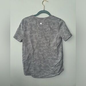 Lululemon Grey Camo Training shirt